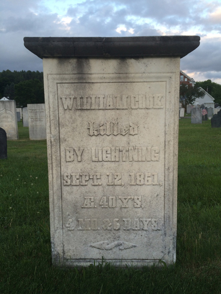 William Cook Killed By Lightning photo