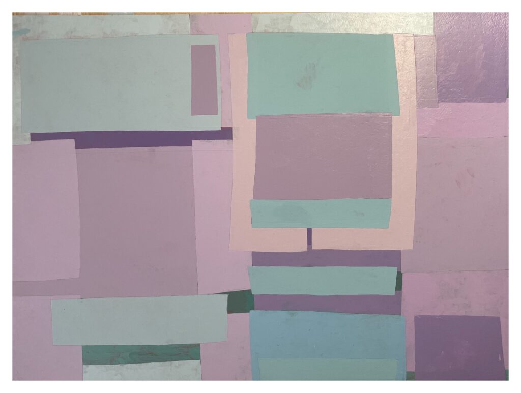 Jeremy Vaughn - Untitled - acrylic and Flashe on watercolor paper - 15”x 20.5”