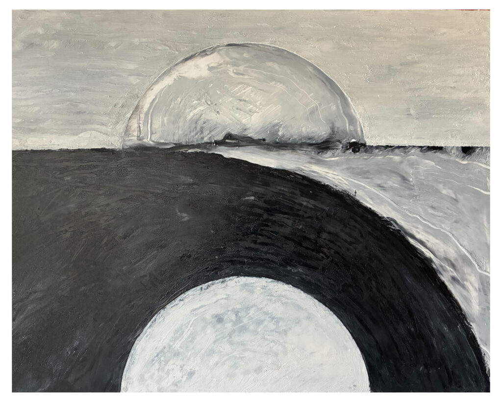 Jeremy Vaughn - Dome - oil on PVC Jeremy Vaughn - Dome - oil on PVC